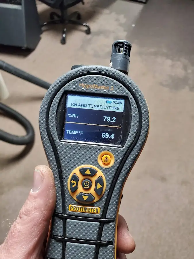 Moisture meter humidity assessment for Fire & Smoke Damage Restoration in Stoughton